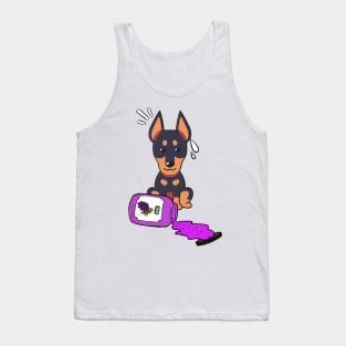 Naughty Alsatian Spills a jar of grape jam! Tank Top